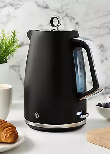 Swan Serenity SK14017BLK 1.7 Litre Kettle with Quick Boiling - Black | Kaleidoscope