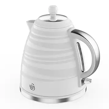 Swan Symphony 1.7 Litre Jug Kettle SK31050WN - White | Kaleidoscope