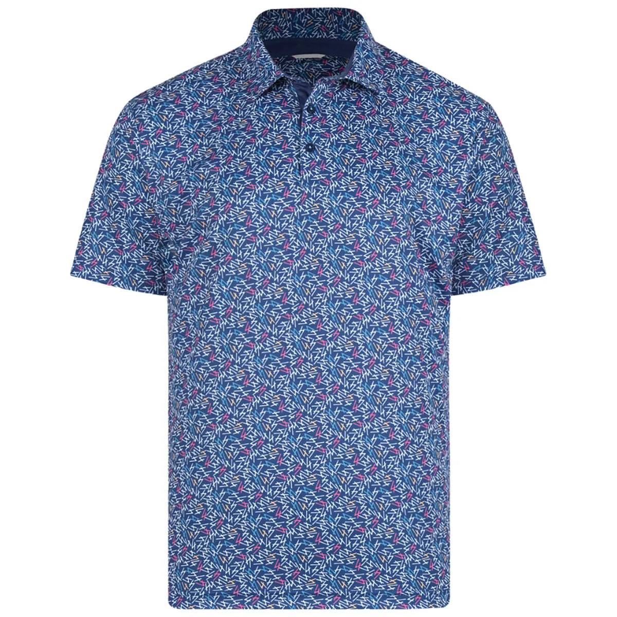 Swannies Golf Men's Navy Fore Polo