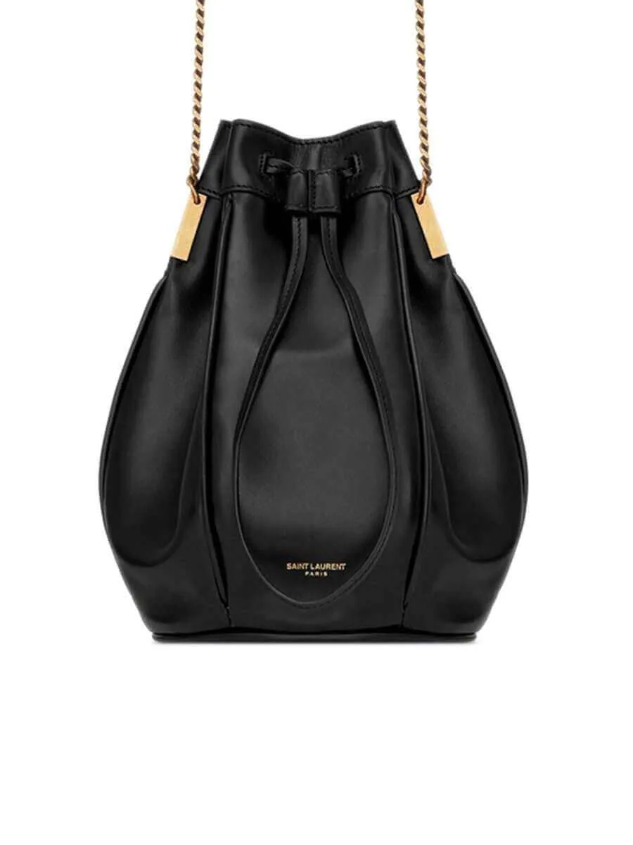 Talitha Small Bucket Bag in Smooth Leather