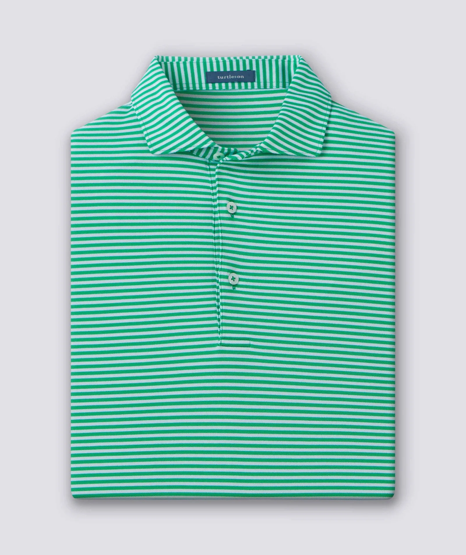 Tanner Stripe Performance Polo