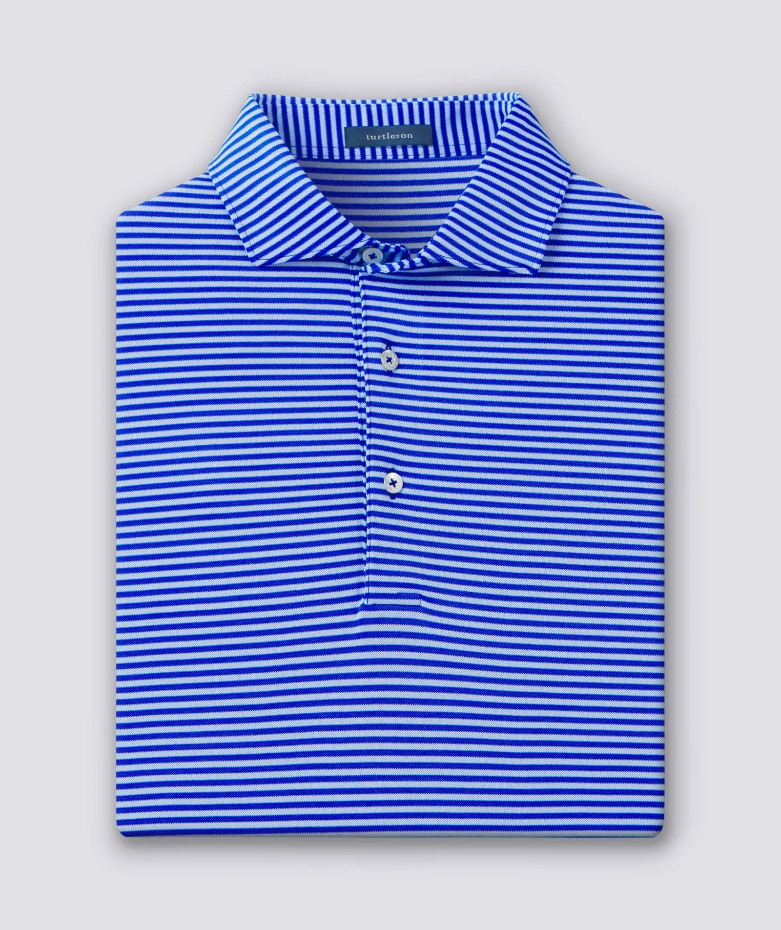 Tanner Stripe Performance Polo