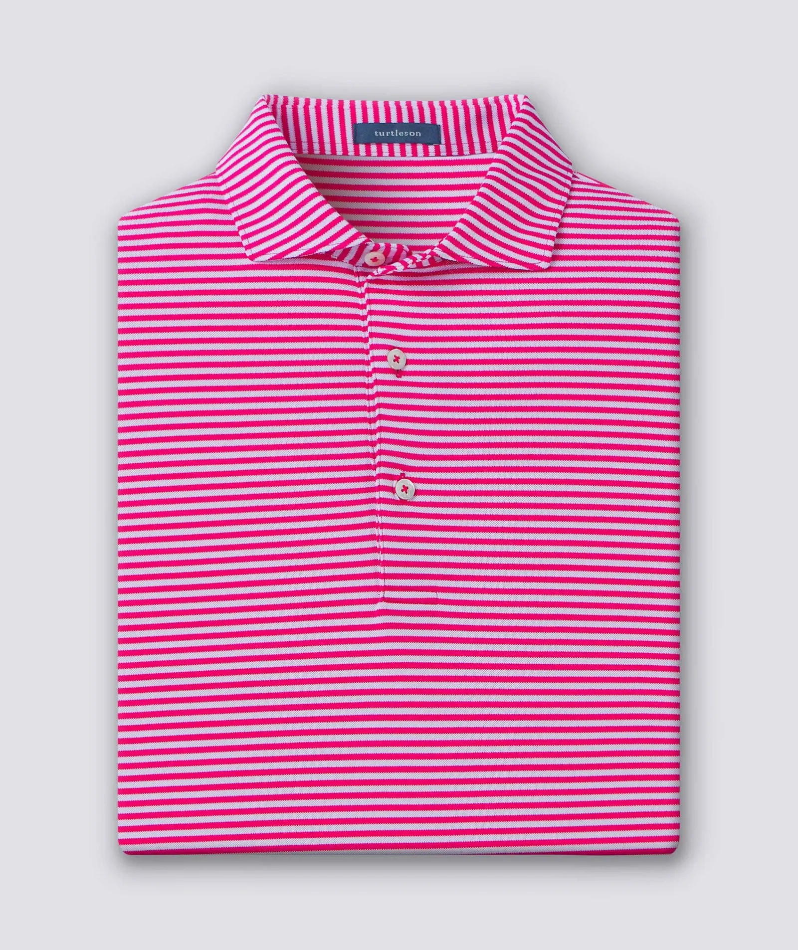 Tanner Stripe Performance Polo