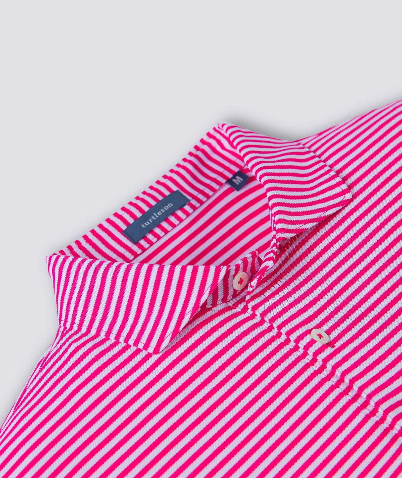 Tanner Stripe Performance Polo