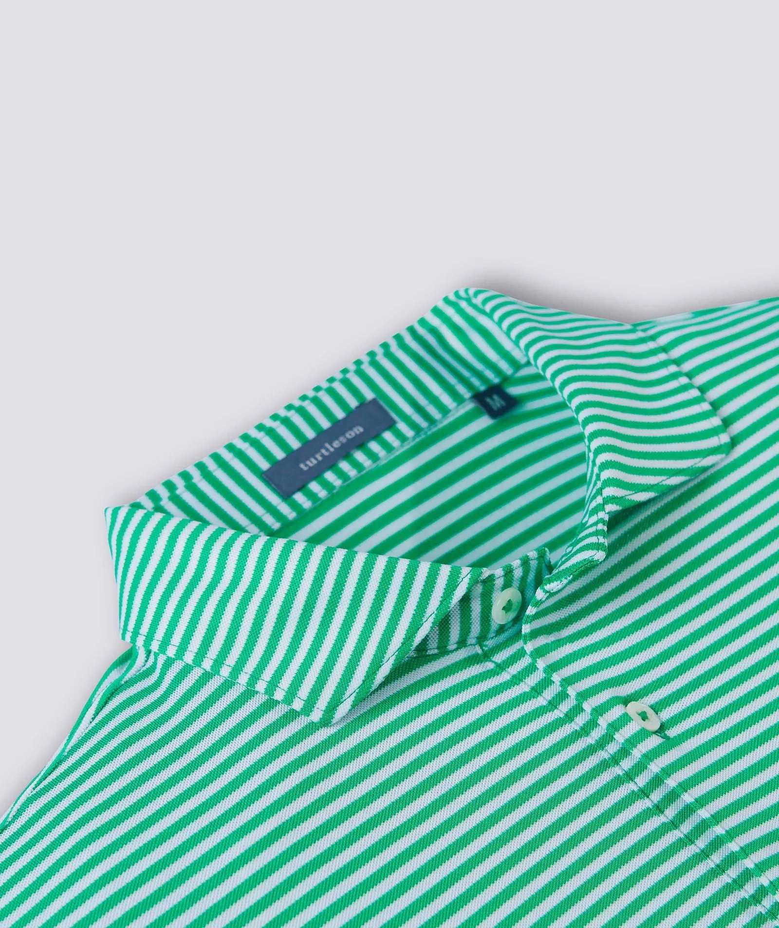 Tanner Stripe Performance Polo