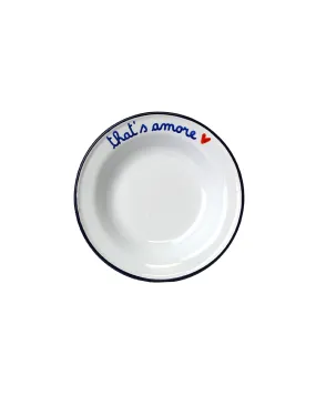 That's Amore enamel deep plate