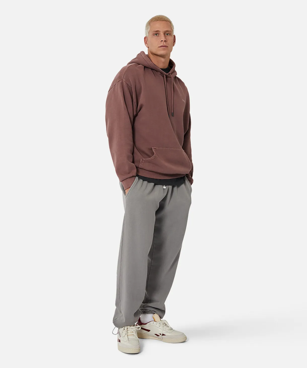 The Del Sur Hoodie - Washed Burgundy