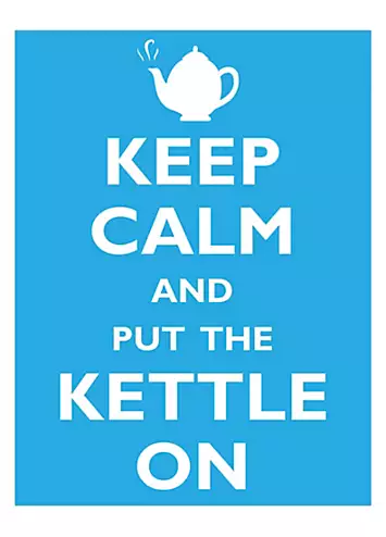 The Original Metal Sign Company Keep Calm & Put The Kettle On! - Metal Wall Sign | Kaleidoscope