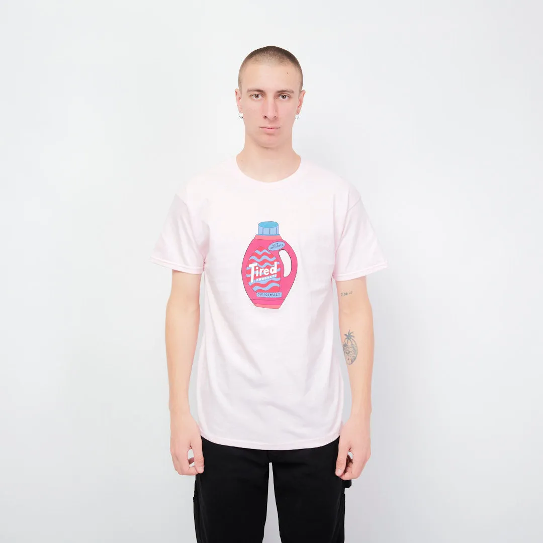 Tired Skateboards Detergent S/S Tee (Pink)