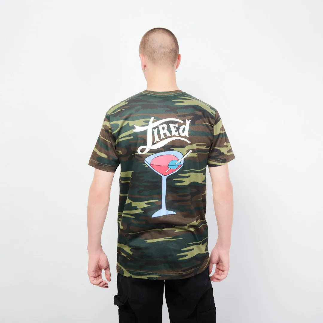 Tired Skateboards Dirty Martini S/S Tee (Camo)