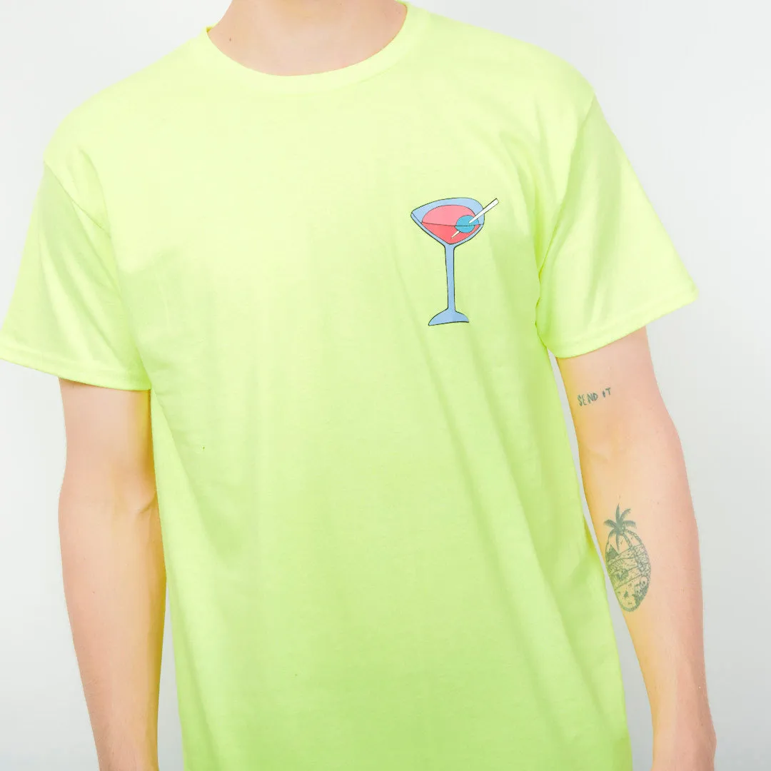 Tired Skateboards Dirty Martini S/S Tee (Chartreuse)