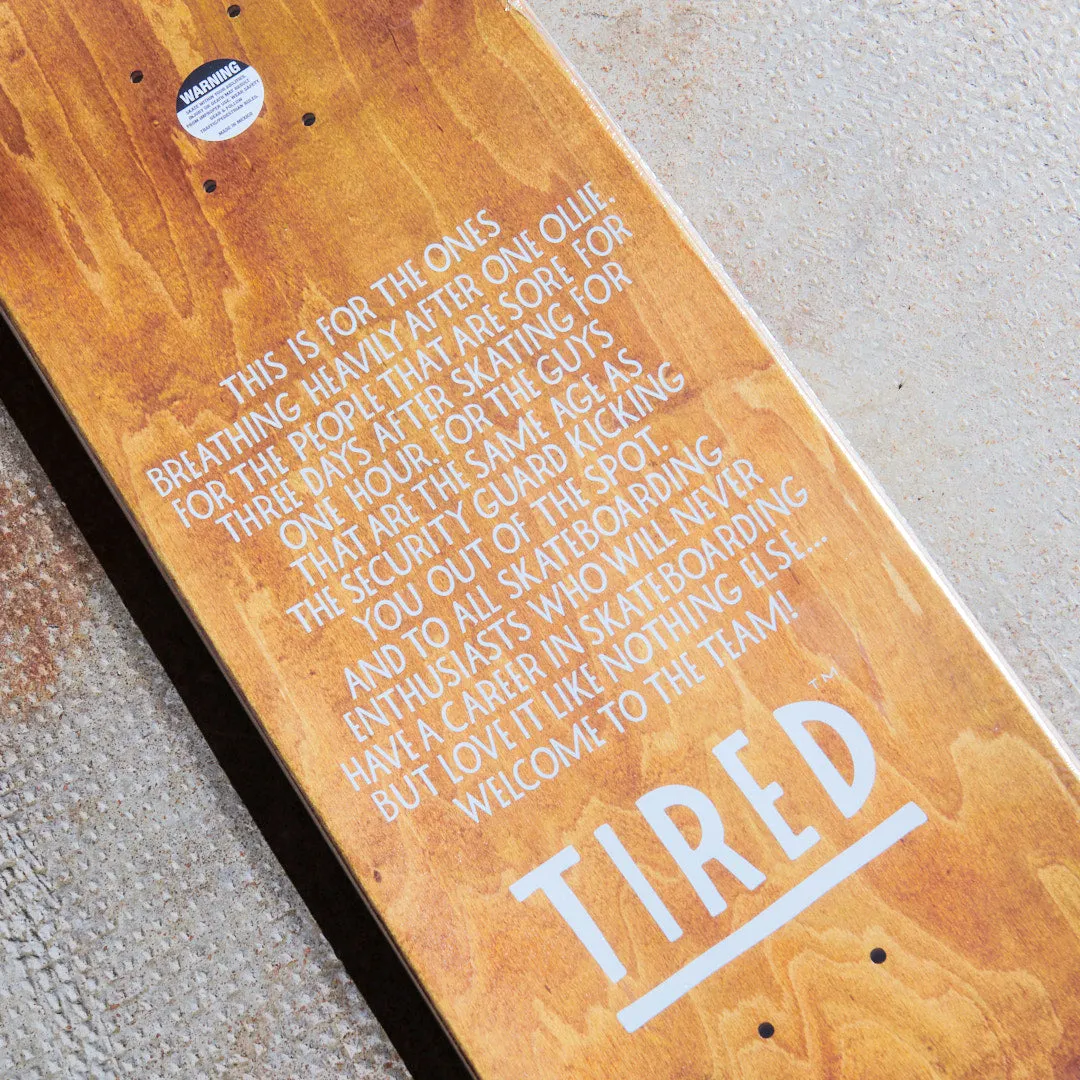 Tired Skateboards - Planche de skate Detergent (Regular)