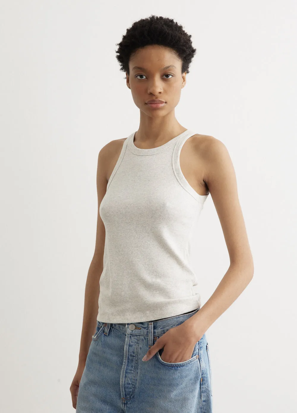 Toteme -  Curved Rib Tank - Tank