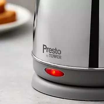 Tower Presto 1.8 Litre Polished Kettle | Kaleidoscope