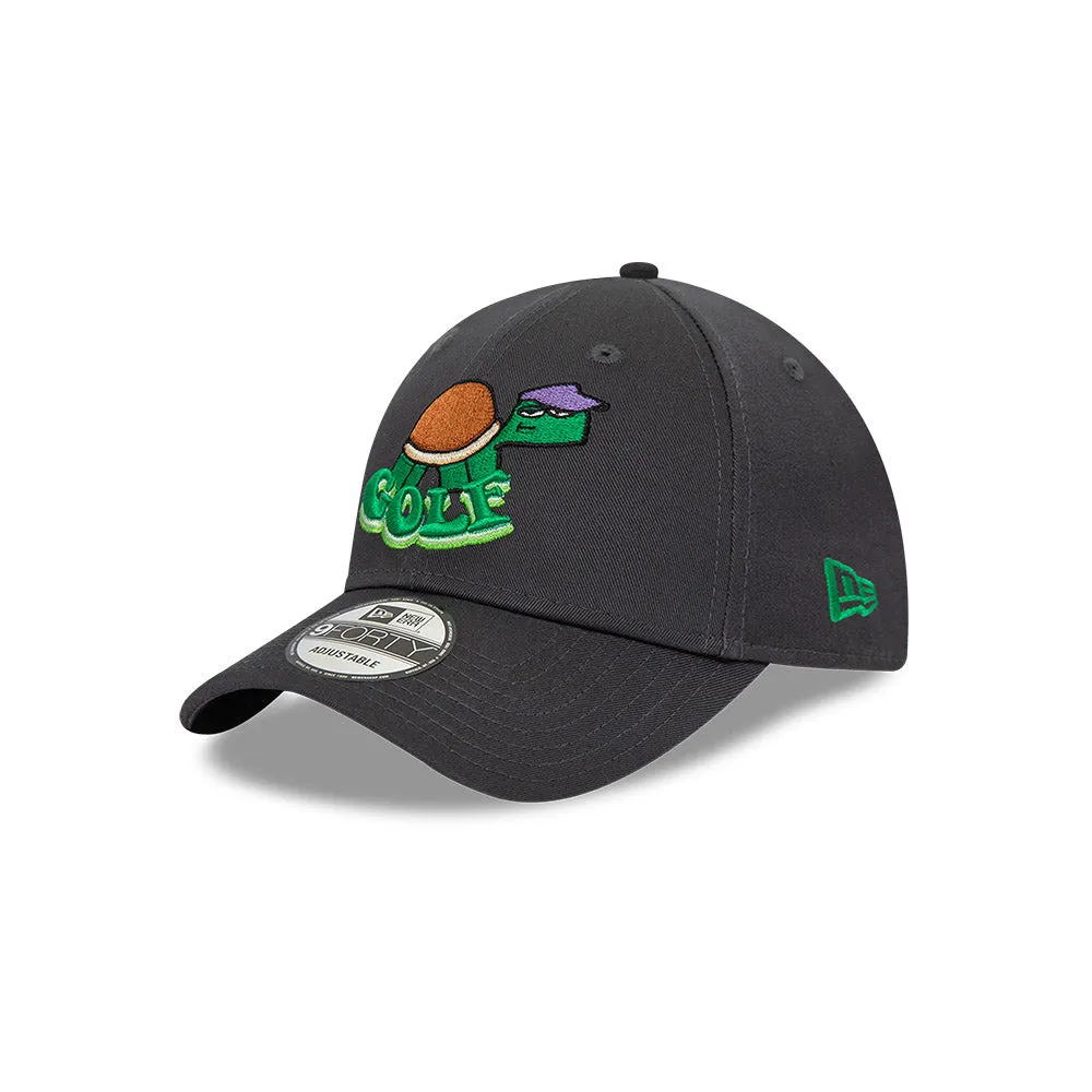 Turtle Golf New Era 9FORTY Strapback Gris