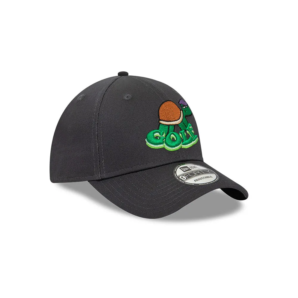 Turtle Golf New Era 9FORTY Strapback Gris