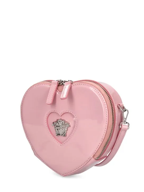 Versace   Leather heart shoulder bag 