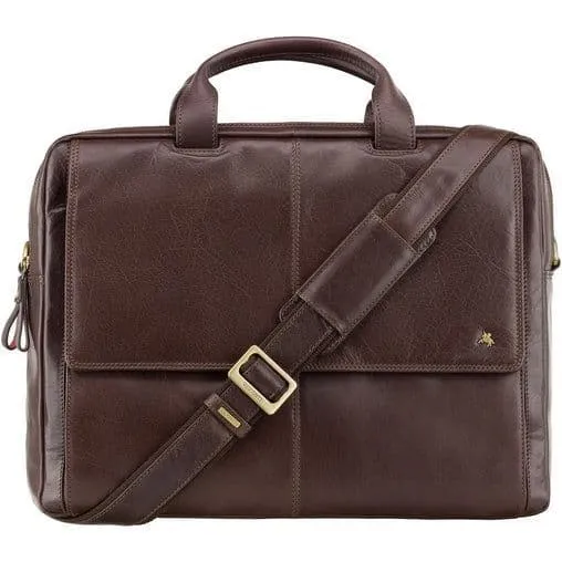 Visconti Leather Business Bag