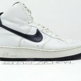 VTG 2000 Nike Air Force 1 High White Midnight Navy 63003...