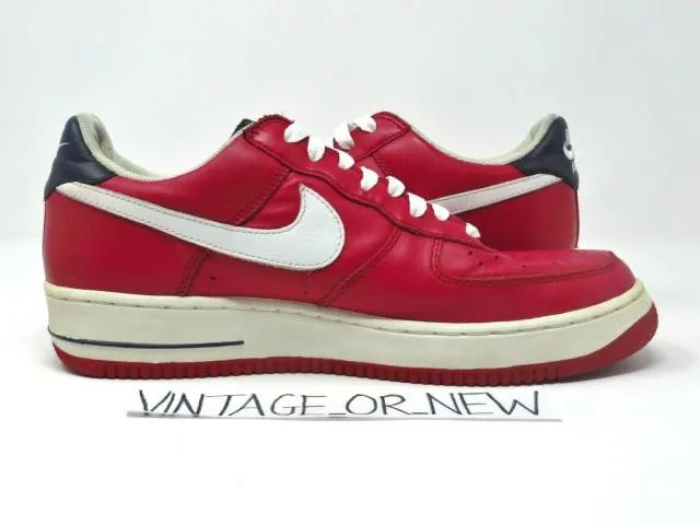 VTG 2003 Nike Air Force 1 Low Puerto Rico 4 PR4 Red 6240...