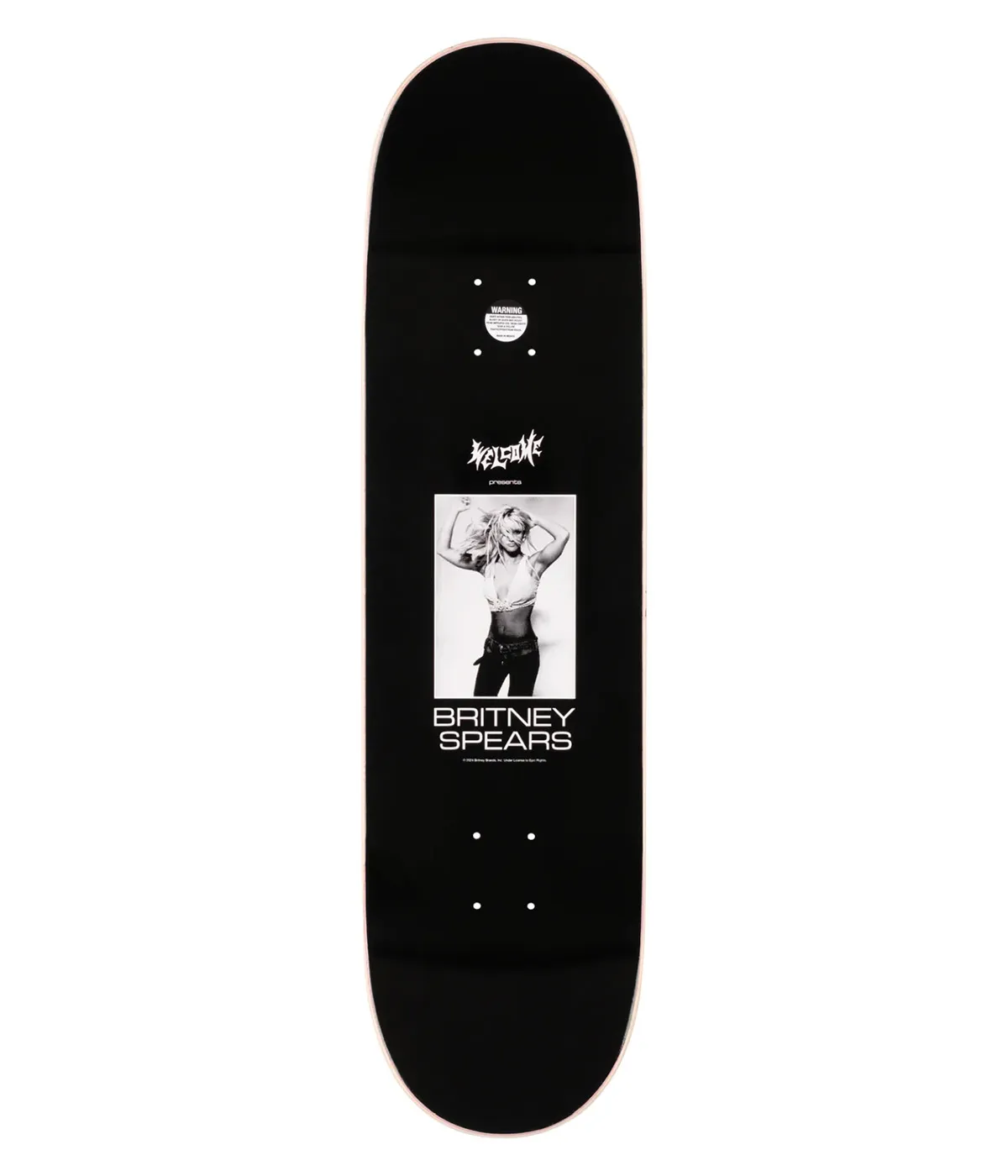 Welcome  Skateboard Britney Spears X Welcome - Snake 8.5"