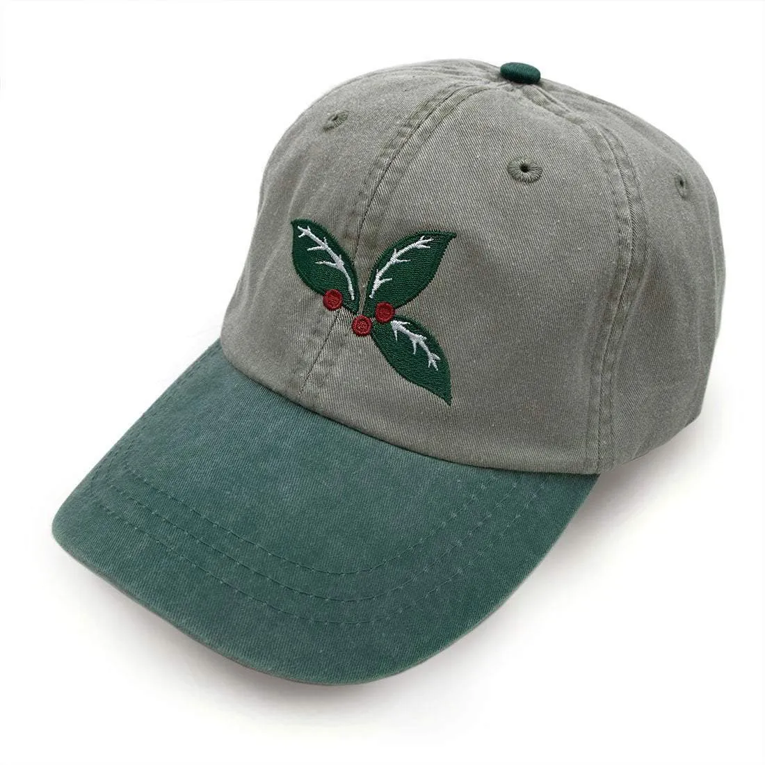 Wintergreen Leaf Logo Cap