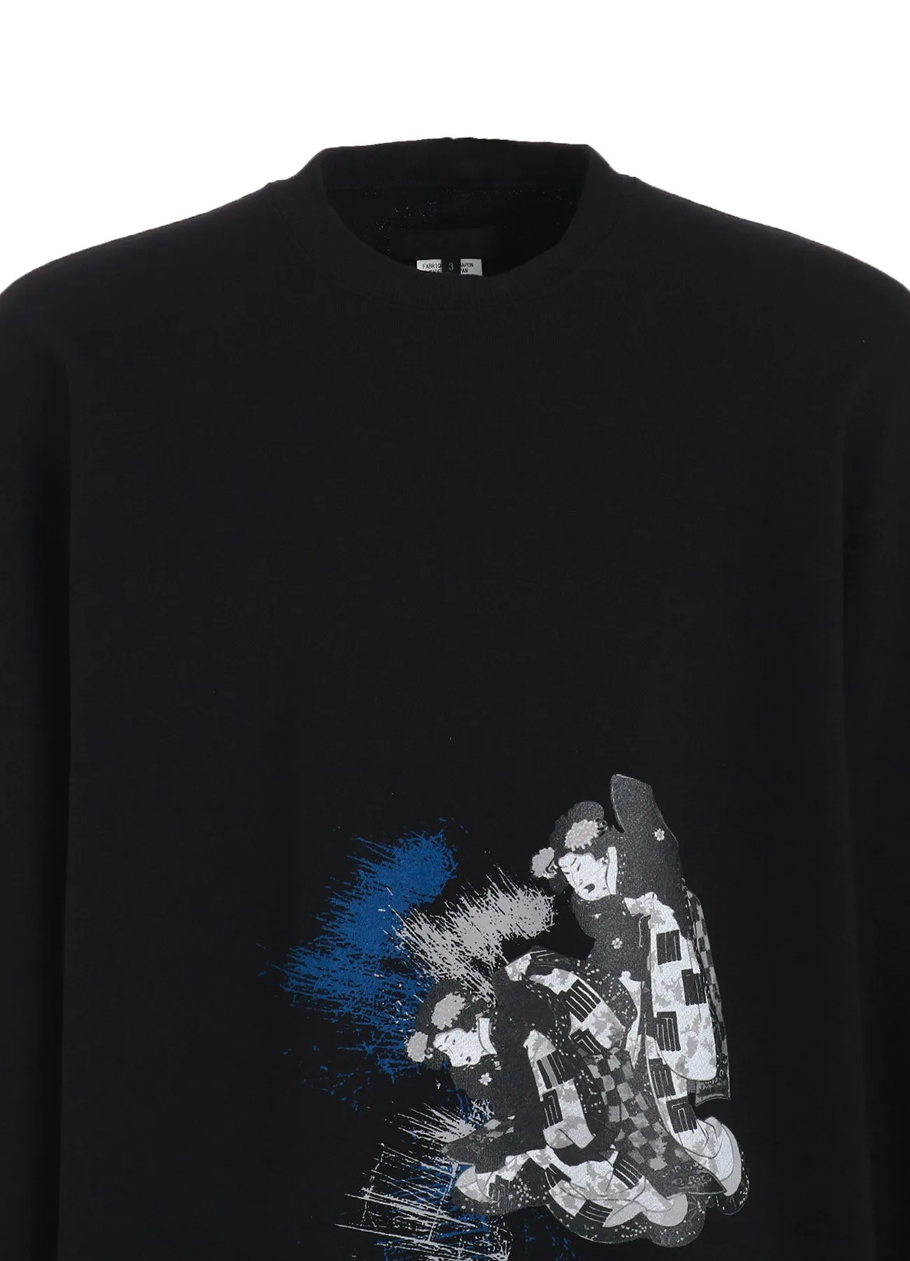 WOMEN UKIYO-E GRAPHIC PULLOVER