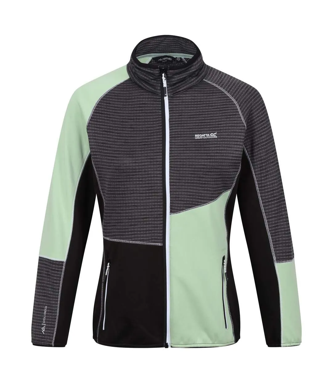 Womens/ladies yare viii lightweight jacket seal grey/quiet green Regatta