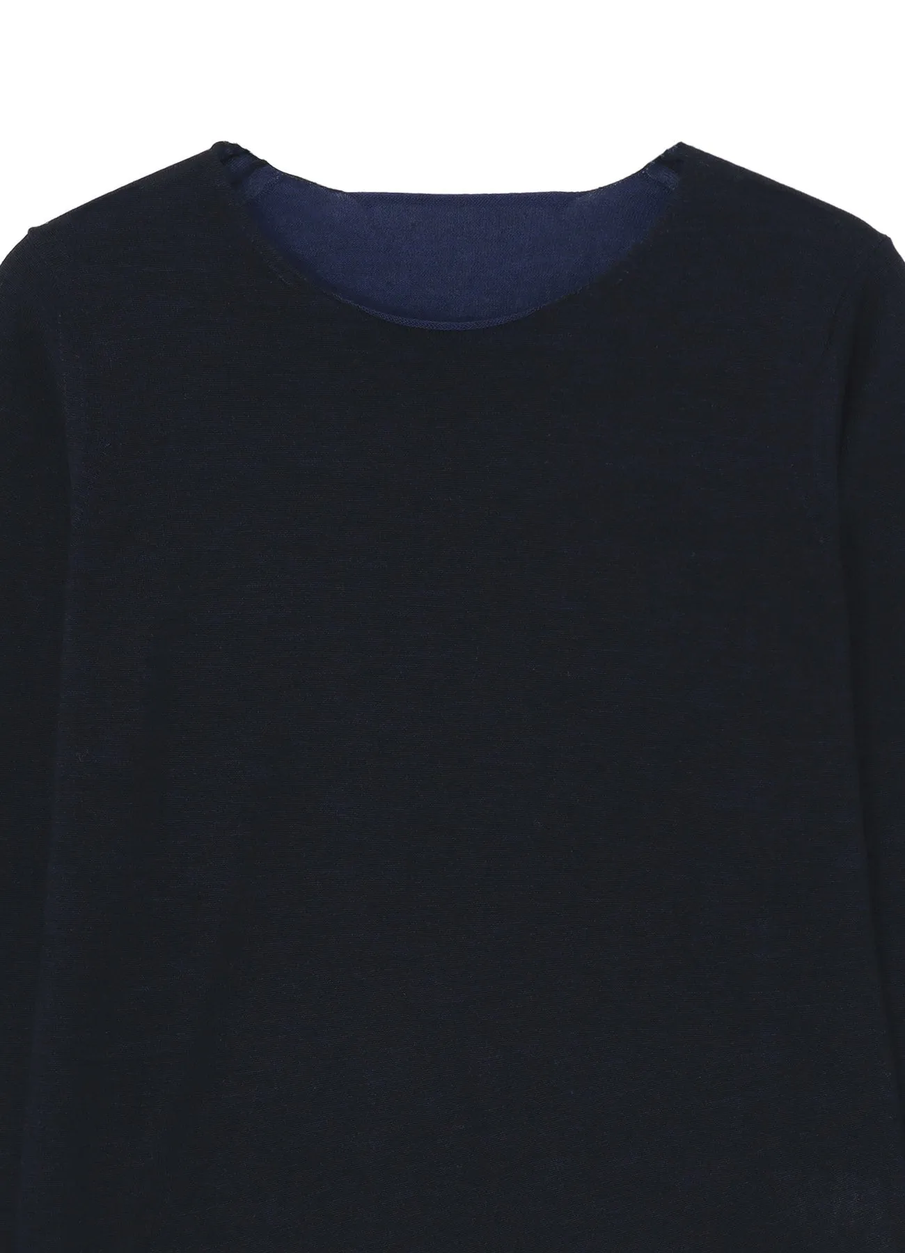 WOOL JERSEY CREW-NECK PULLOVER